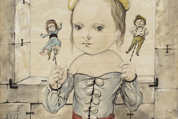 Petite fille aux marionnettes, 1951 - Leonard Tsuguharu FOUJITA