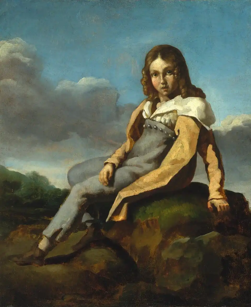 Théodore Géricault, Alfred de Dreux enfant (vers 1816), New York, Metropolitan Museum of Art.