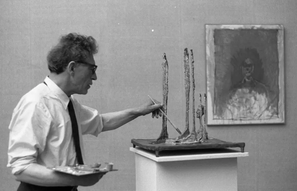 Paolo Monti, Giacometti à Venise (1962).